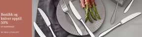 Christiania Glasmagasin-katalog i Fredrikstad | Bestikk og kniver opptil 50% | 2025-10-08T00:00:00.000Z - 2025-10-22T00:00:00.000Z