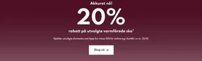 Din Sko-katalog i Hvittingfoss | 20%  | 2025-10-08T00:00:00.000Z - 2025-10-12T00:00:00.000Z