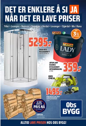 Obs Bygg-katalog i Grimstad | Topptilbud for smarte sparere | 2025-10-10T00:00:00.000Z - 2025-10-24T00:00:00.000Z