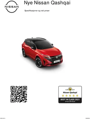 Nissan-katalog i Larvik | Kundeprisliste Qashqai | 2025-10-10T00:00:00.000Z - 2025-10-24T00:00:00.000Z