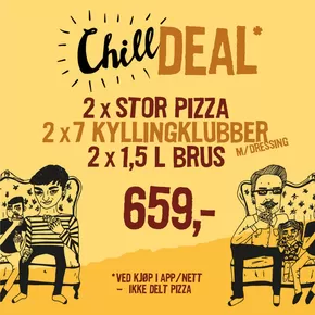 Pizzabakeren-katalog i Tønsberg | Chill Deal | 2025-10-10T00:00:00.000Z - 2025-10-24T00:00:00.000Z