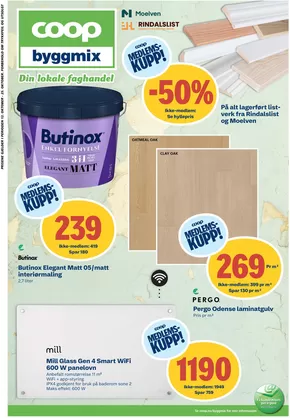 Coop Byggmix-katalog i Alta | Flott tilbud for alle kunder | 2025-10-13T00:00:00.000Z - 2025-10-26T00:00:00.000Z