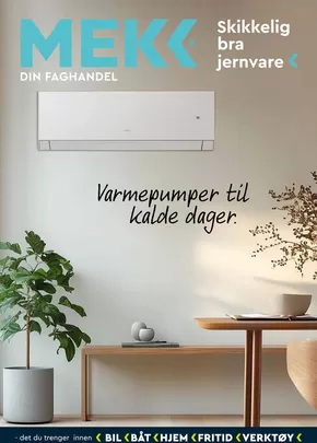 Mekk-katalog | Varmepumper til kalde dager. | 2025-10-13T00:00:00.000Z - 2025-10-27T00:00:00.000Z