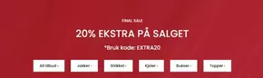 Bubbleroom-katalog i Namsos | 20% ekstra på salget | 2025-10-14T00:00:00.000Z - 2025-10-28T00:00:00.000Z