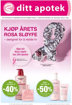 Ditt apotek-katalog i Bekkestua | Kjøp årets rosa sløyfe | 2025-10-15T00:00:00.000Z - 2025-10-28T00:00:00.000Z