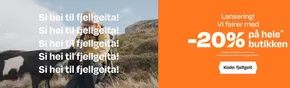 Fjellsport-katalog i Grimstad | -20% | 2025-10-15T00:00:00.000Z - 2025-10-21T00:00:00.000Z