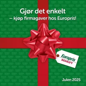 Europris-katalog i Melhus | Europris B2B firmagavekatalog 2025 | 2025-10-16T00:00:00.000Z - 2025-10-30T00:00:00.000Z
