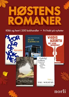Norli-katalog | Høstens romaner | 2025-10-17T00:00:00.000Z - 2025-12-01T00:00:00.000Z