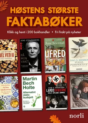 Norli-katalog i Tromsø | Høstens største faktabøker | 2025-10-17T00:00:00.000Z - 2025-12-01T00:00:00.000Z