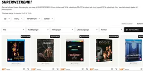 Platekompaniet-katalog i Hamarøy | Superweekend! | 2025-10-17T00:00:00.000Z - 2025-10-20T00:00:00.000Z