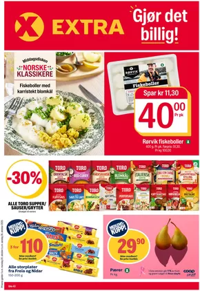 Coop Extra-katalog i Sør-Fron | Flotte rabatter på utvalgte produkter | 2025-10-20T00:00:00.000Z - 2025-10-26T00:00:00.000Z
