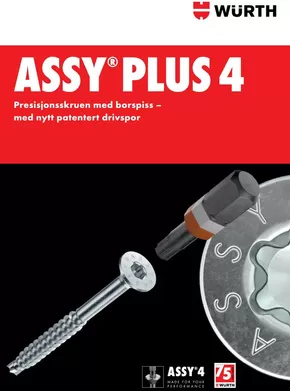 Würth-katalog i Kjeller | assy plus 4 | 2025-10-19T00:00:00.000Z - 2025-11-02T00:00:00.000Z