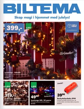 Biltema-katalog i Kopervik | Skap magi i hjemmet med julelys! | 2025-10-22T00:00:00.000Z - 2025-12-31T00:00:00.000Z