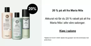 Sayso-katalog | 20 % på alt fra Maria Nila | 2025-10-22T00:00:00.000Z - 2025-11-30T00:00:00.000Z