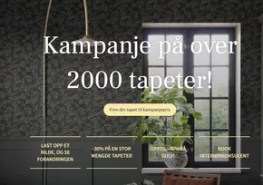 Fargerike-katalog | Kampanje på over 2000 tapeter! | 2025-10-22T00:00:00.000Z - 2025-10-26T00:00:00.000Z