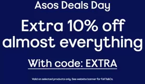 Asos-katalog | Extra 10% off almost everything | 2025-10-23T00:00:00.000Z - 2025-11-06T00:00:00.000Z