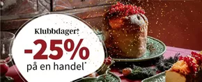 Tilbords-katalog | -25% | 2025-10-24T00:00:00.000Z - 2025-10-26T00:00:00.000Z