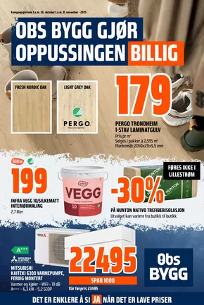 Obs Bygg-katalog i Halden | Rabatter og kampanjer | 2025-10-26T00:00:00.000Z - 2025-11-09T00:00:00.000Z