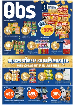 Obs-katalog i Mjøndalen | Nye tilbud å oppdage | 2025-10-26T00:00:00.000Z - 2025-11-09T00:00:00.000Z