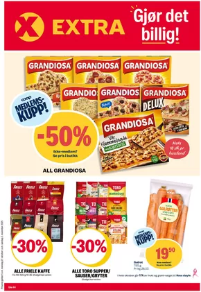 Coop Extra-katalog i Skjervøy | Topptilbud for alle kunder | 2025-10-27T00:00:00.000Z - 2025-11-02T00:00:00.000Z