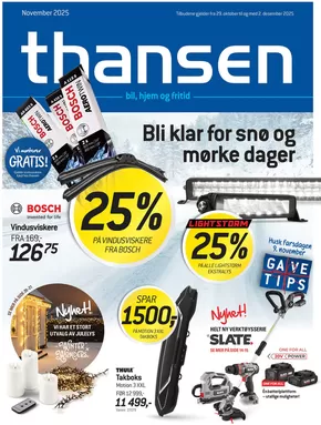 Thansen-katalog i Skien | Aktuell kundeavis Thansen | 2025-10-29T00:00:00.000Z - 2025-12-02T00:00:00.000Z