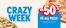 Domino's Pizza-katalog i Nesbru | Crazy Week | 2026-09-16T00:00:00.000Z - 2026-09-20T00:00:00.000Z