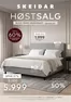 Skeidar-katalog | Høstsalg soverom uke 44 | 2026-10-19T00:00:00.000Z - 2026-11-15T00:00:00.000Z