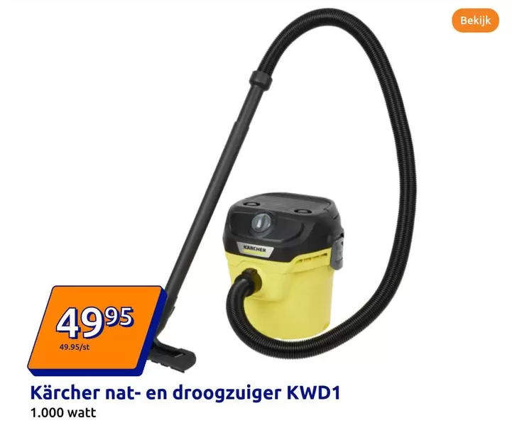 Karcher - nat- en droogzuiger KWD1