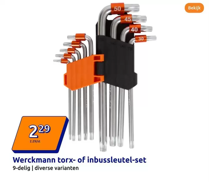 torx- of inbussleutel-set