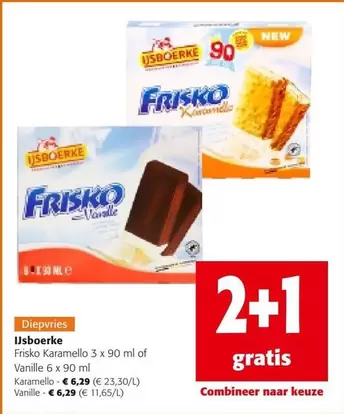 Frisko Karamello or Vanille