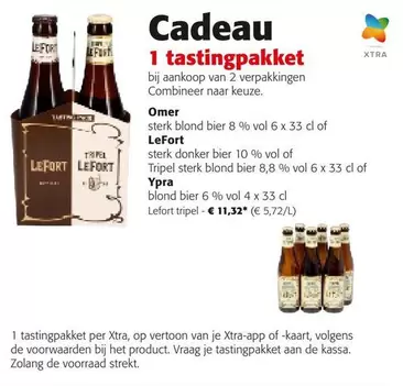 Cadeau - 1 tastingpakket