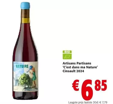 Artisans Partisans 'C'est dans ma Nature' Cinsault 2024