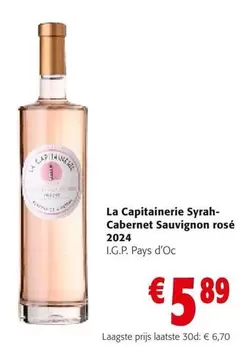 Syrah-Cabernet Sauvignon rosé