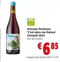 De - Artisans Partisans 'C'est dans ma Nature' Cinsault 2024