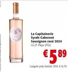 Syrah-Cabernet Sauvignon rosé 2024