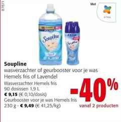 wasverzachter of geurbooster voor je was Hemels fris of Lavendel