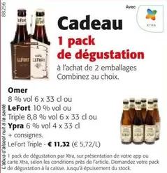 Cadeau - 1 pack de dégustation