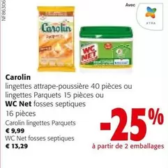 De - lingettes attrape-poussière 40 pièces ou lingettes Parquets 15 pièces ou WC Net fosses septiques