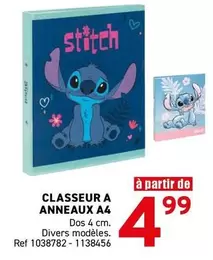Stitch - CLASSEUR A ANNEAUX A4