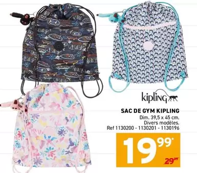 Kipling - SAC DE GYM