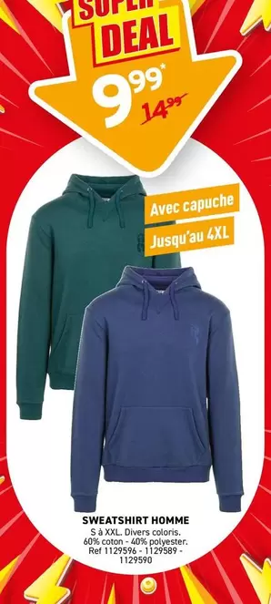 SWEATSHIRT HOMME
