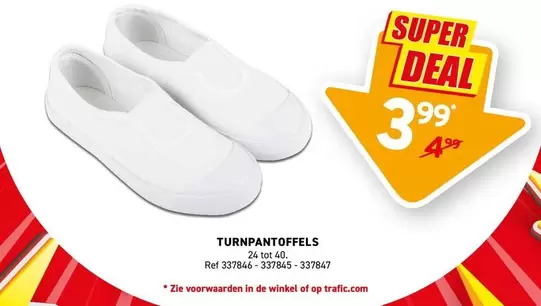 De - TURNPANTOFFELS