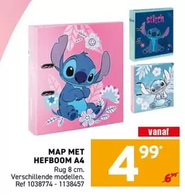 Stitch - MAP MET HEFBOOM A4