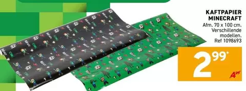 Minecraft - KAFTPAPIER MINECRAFT