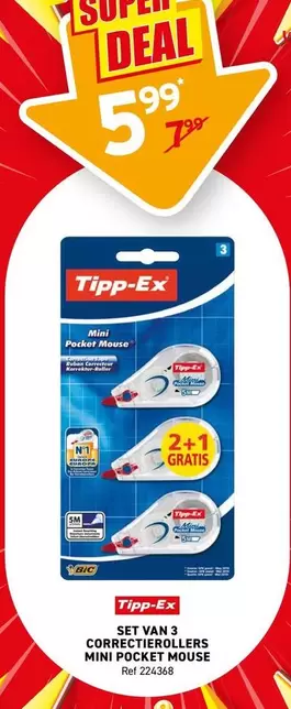 CORRECTIEROLLERS MINI POCKET MOUSE