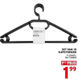 SET VAN 10 KAPSTOKKEN