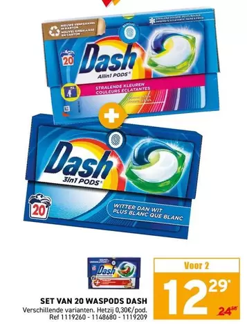 SET VAN 20 WASPODS
