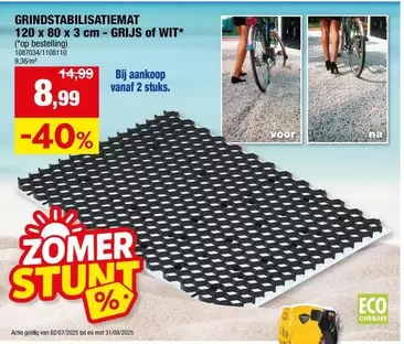 GRINDSTABILISATIEMAT