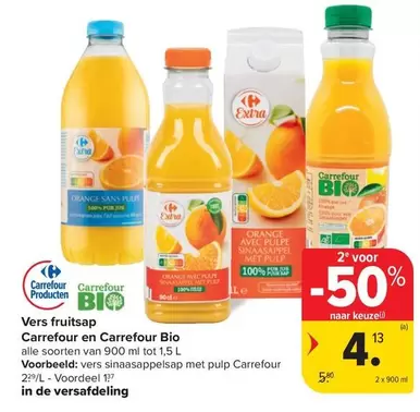 Extra - Vers fruitsap