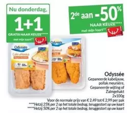 Nu - Gepaneerde kabeljauw, pollak meunière, Gepaneerde wijting of Zalmgehakt